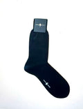 Black Ribbed Sock