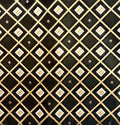 Black and Gold Diamond