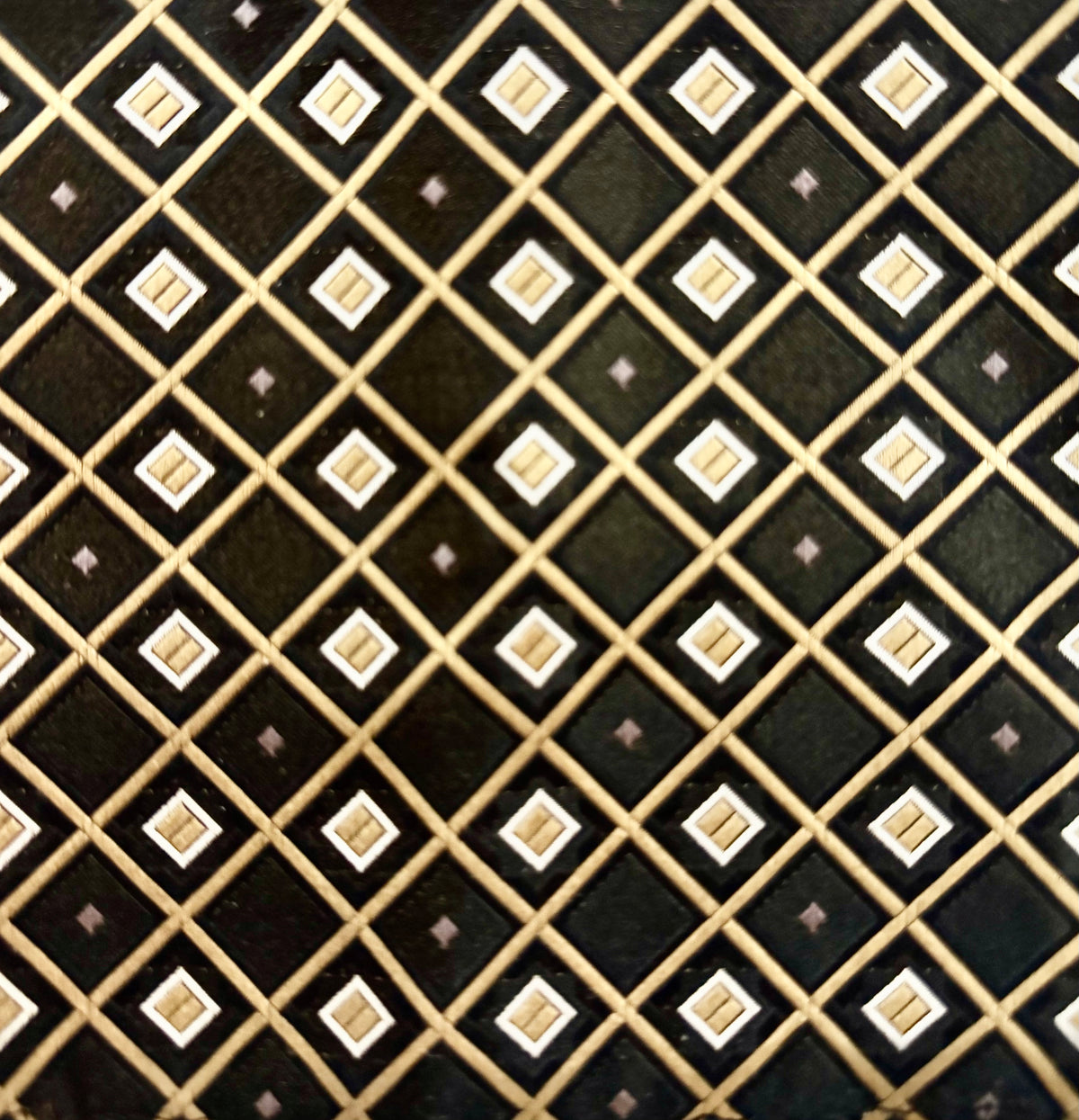 Black and Gold Diamond