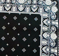 White on Black Medallion