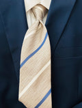 Blue/Cream Stripe