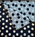 Blue and White 2 Sided Square