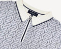Gray and Black Short Sleeve Deletto