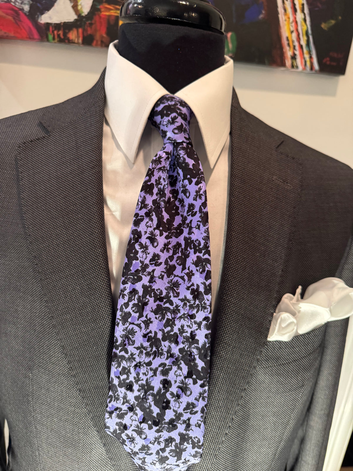 Purple Cougar Tie