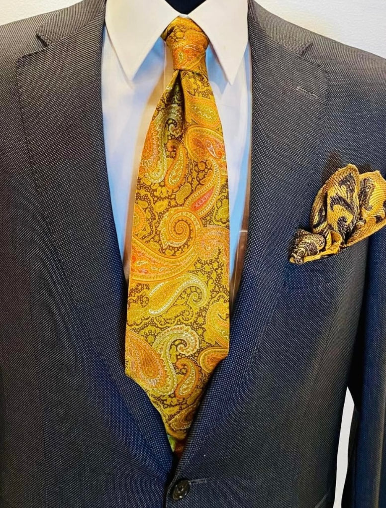 Lemon Drop Tie and Square