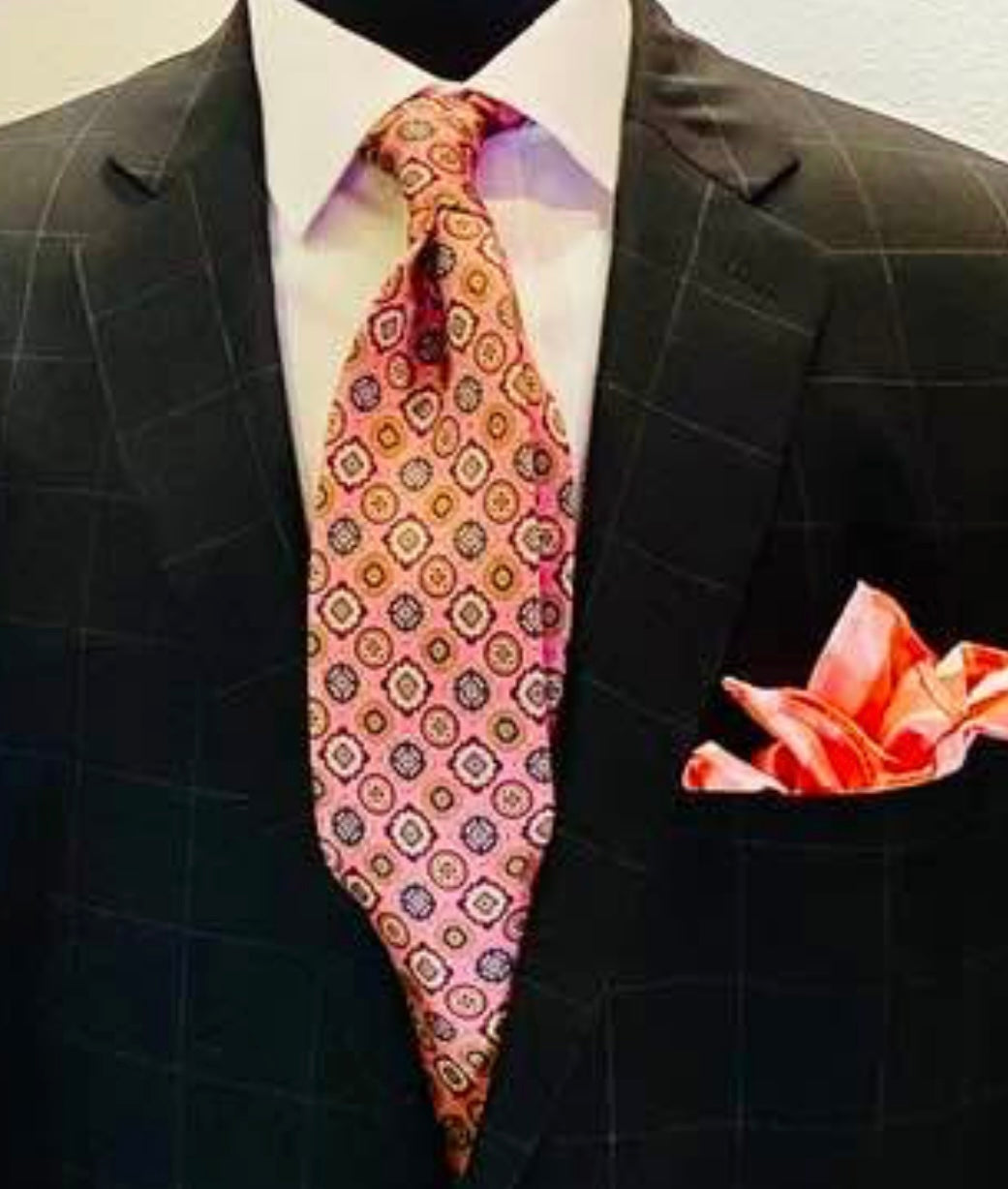 Just Another Day Tie and Square