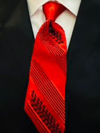 Red Pleated Formal